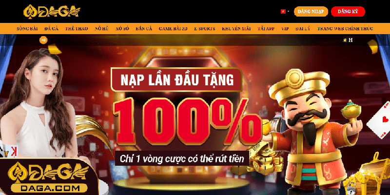 Trang DAGA có lừa đảo hay không? Nhà cái DAGA có thâm niên và uy tín hàng đầu Châu Á